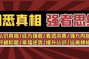 洞悉真相 强者-思维：认识真相/成为强者/看透本质/强大内心/提升认识