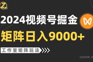 【蓝海项目】2024视频号自然流带货，工作室落地玩法，单个直播间日入9000+